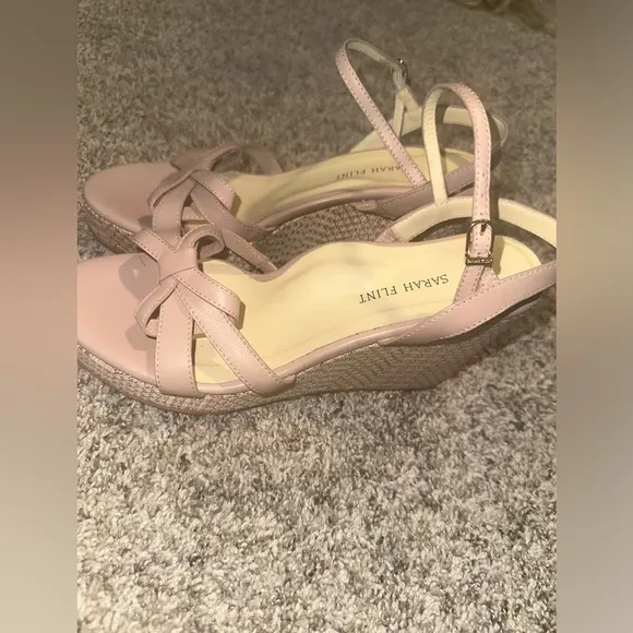 Sarah Flint The Perfect Mirjana Wedge Espadrilles EUC Size IT 40 (US 9-9.5)