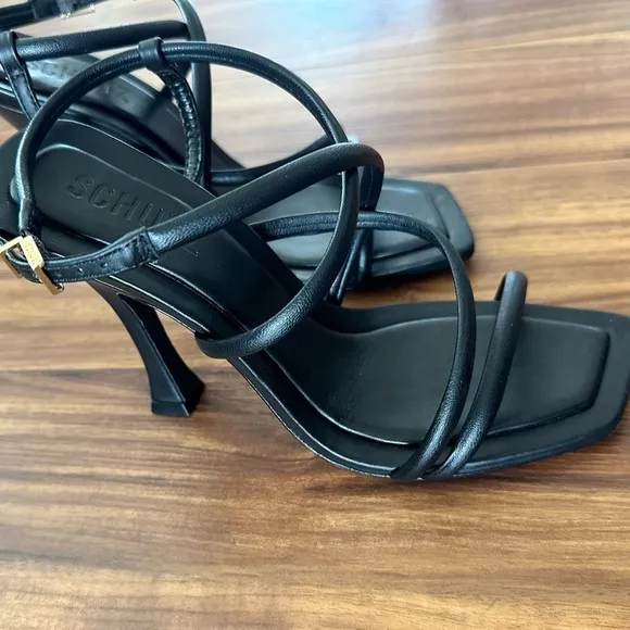 {Schutz} Black Strappy heels Size: 7