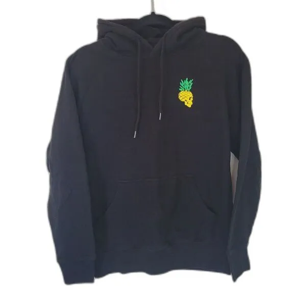 SCW Black Pineapple Skull Hoodie