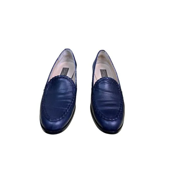 Sesto Meucci Soft Black Italian Leather Loafer- Size 7N