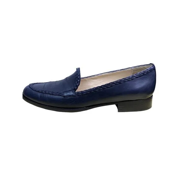 Sesto Meucci Soft Black Italian Leather Loafer- Size 7N