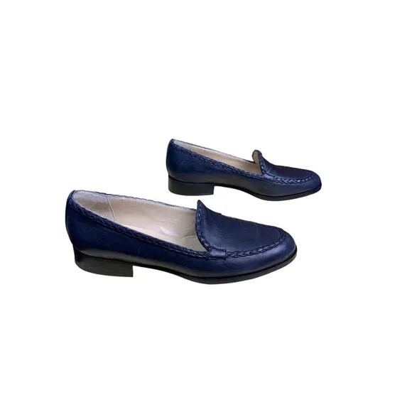 Sesto Meucci Soft Black Italian Leather Loafer- Size 7N