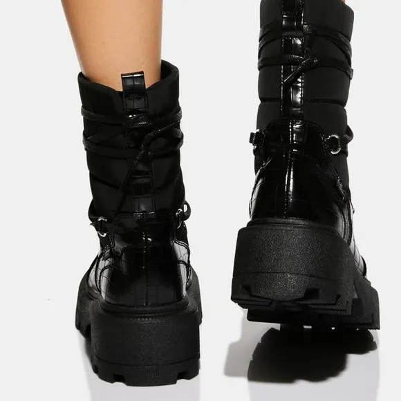 Shellys London BIG BLACK  Snowfall Snow Boots  ( BRAND NEW !!! )