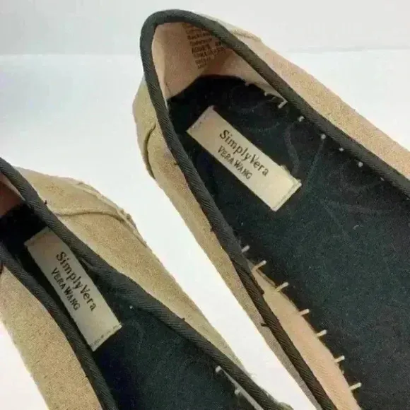 Simply vera flats sz 8.5 Madey ballet Espadrilles