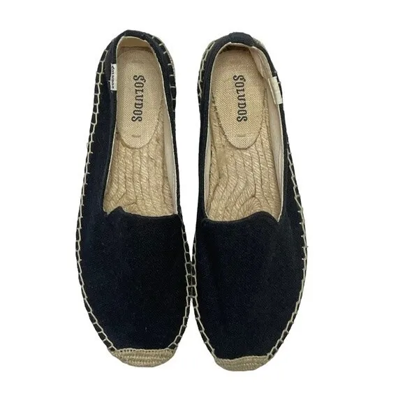 Soludos Platform Smoking Slipper Espadrilles, size 8.5