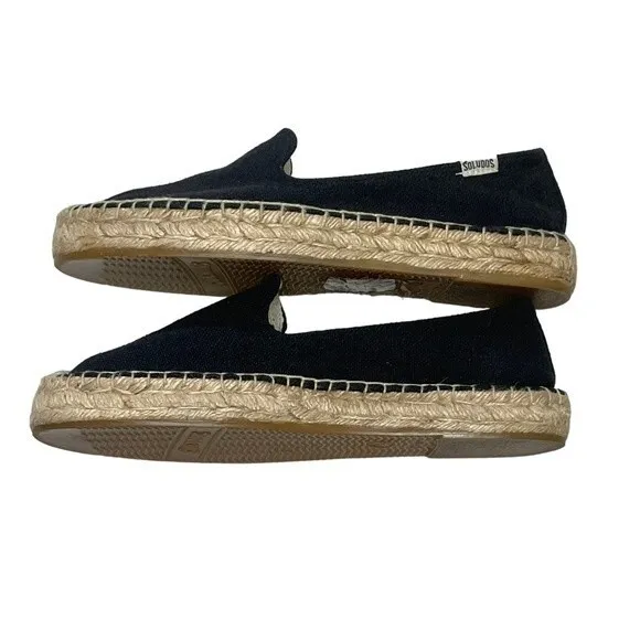 Soludos Platform Smoking Slipper Espadrilles, size 8.5