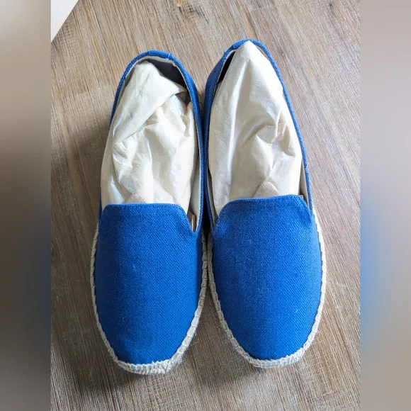 SOLUDOS The Smoking Original Espadrille Marlin Blue New In Box Size 8