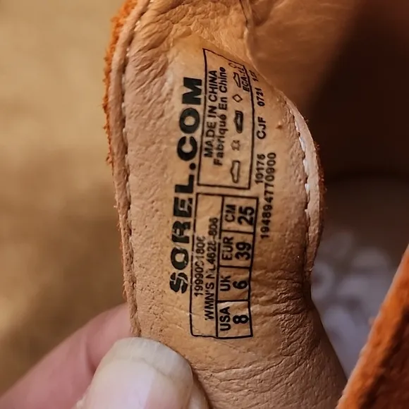 Sorel Cameron Flatform Lace Suede Espadrilles Sandals in Desert Sun Gum 17