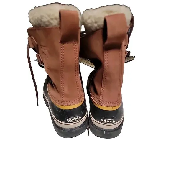 Sorel Caribou Womens Lace up Waterproof Insulated Snow Boots size 8