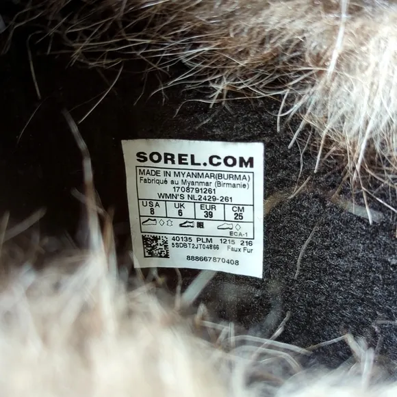 Sorel Joan Of Arctic Waterproof Suede Leather Faux Fur Trim Rubber Snow Boots 8