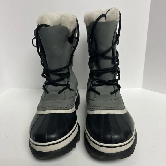Sorel Women's Caribou Waterproof Snow Boots Quarry, Size 7.5 M