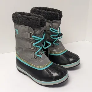 Sorel Yoot Pac Nylon Snow Boots, Grey, Little Kids 3 M