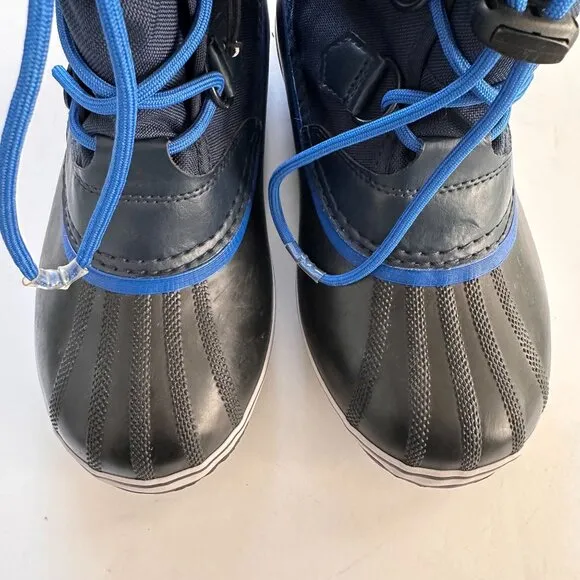 Sorel Yoot Pac Nylon Snow Winter Boot, Collegiate Navy Blue Size Youth 7