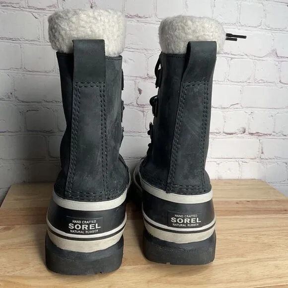 Sorel Caribou 1005-011 Women's Size 6 Black Waterproof Winter Snow Boots