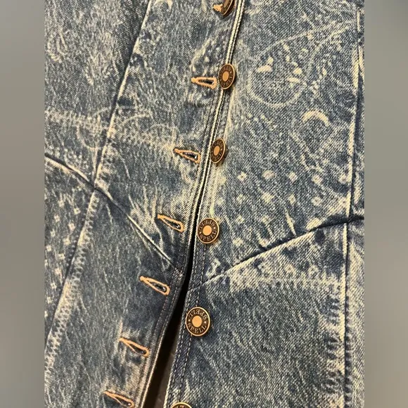 Spell roadtrip long denim vest/dress