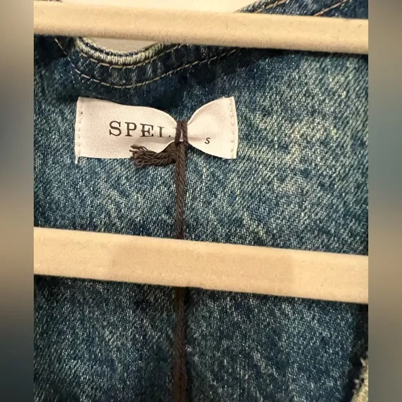 Spell roadtrip long denim vest/dress