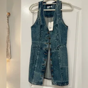Spell roadtrip long denim vest/dress