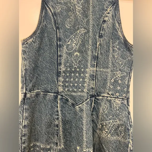 Spell roadtrip long denim vest/dress