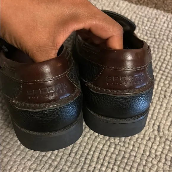 Sperry Black and Brown Classic Loafers Slip-Ons
