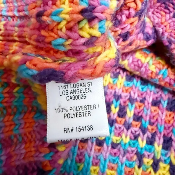 Staid - Gardenia Multicolor Knit Mini Dress - size Small - Great Condition