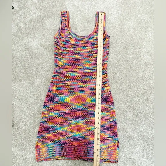 Staid - Gardenia Multicolor Knit Mini Dress - size Small - Great Condition