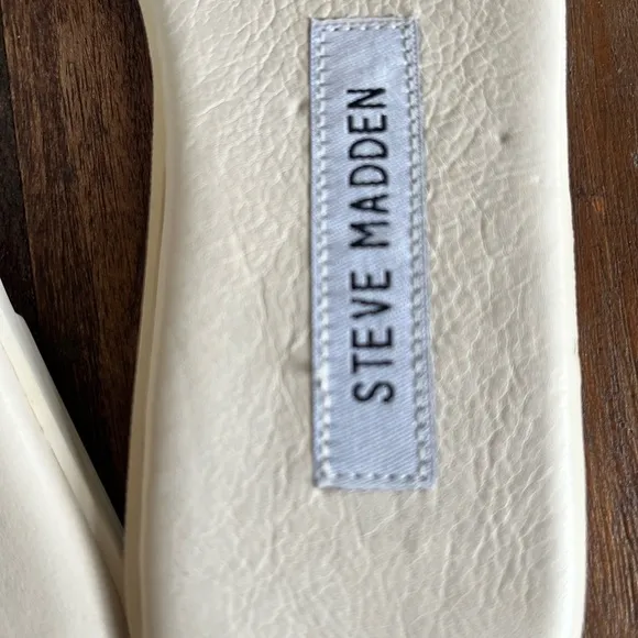 Steve Madden Laverne Leather Studded Slide Sandals