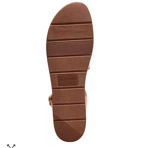 Steve Madden Little Girls Jharrlow Flat Sandals size 2