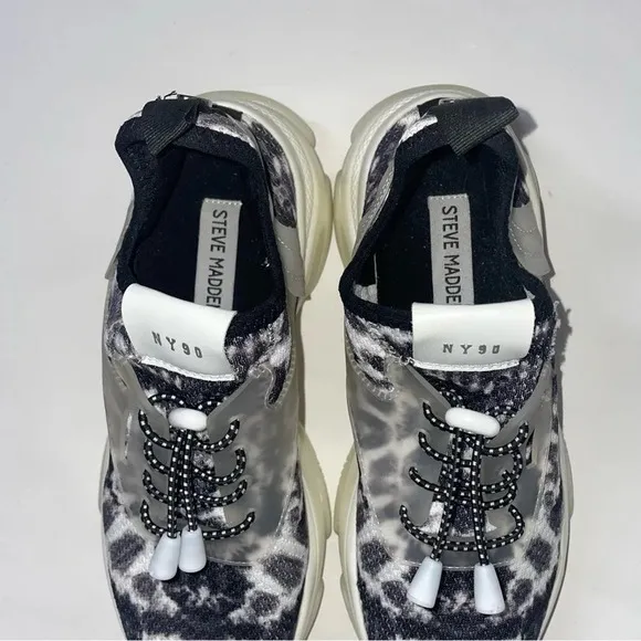 Steve Madden Myles Knit Chunky Sneakers Size 8.5
