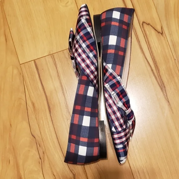 STUART WEITZMAN FLAT PLAID FABRIC6XLQRL
