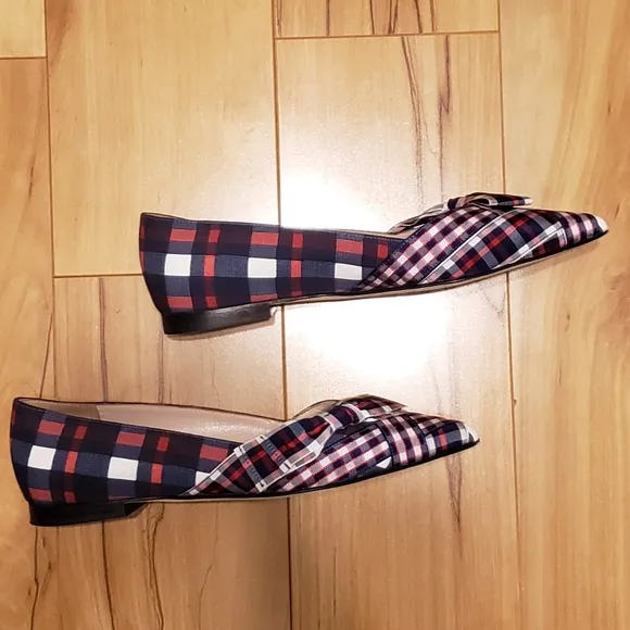 STUART WEITZMAN FLAT PLAID FABRIC6XLQRL