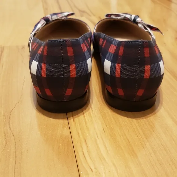 STUART WEITZMAN FLAT PLAID FABRIC6XLQRL