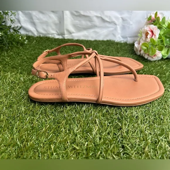 Stuart Weitzman Matilda Sandal women size 6.5  $250 color: Tan gently used