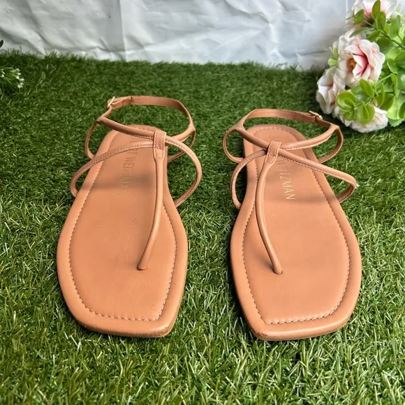 Stuart Weitzman Matilda Sandal women size 6.5  $250 color: Tan gently used