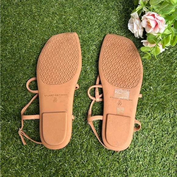 Stuart Weitzman Matilda Sandal women size 6.5  $250 color: Tan gently used