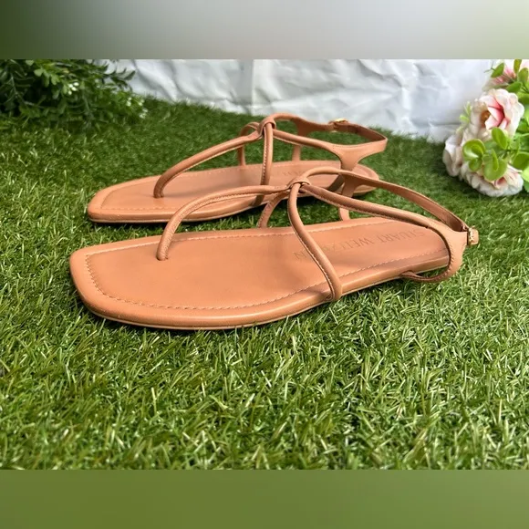 Stuart Weitzman Matilda Sandal women size 6.5  $250 color: Tan gently used