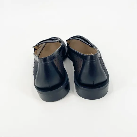 Stuart Weitzman Palmer Pindot Mesh Loafers Black 9.5B