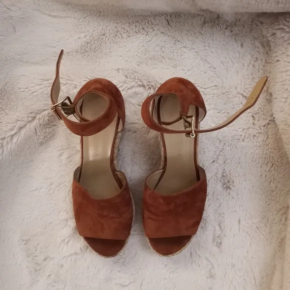 Stuart Weitzman Suede Espadrilles