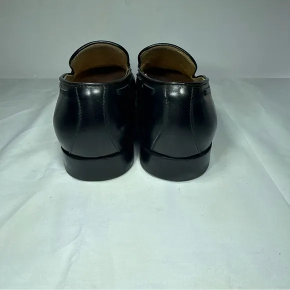 Sutor Mantellassi Tassel Loafer, Black Leather, Size 42 1/2  | Italy