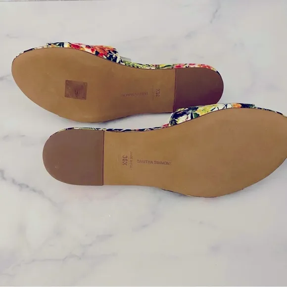 Tabitha Simmons Ivy Flat Slide Sandals Size 6.5
