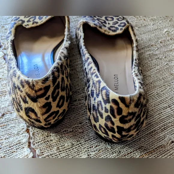 TAMARA MELLON Grace Leopard Haircalf Pointed Flats
