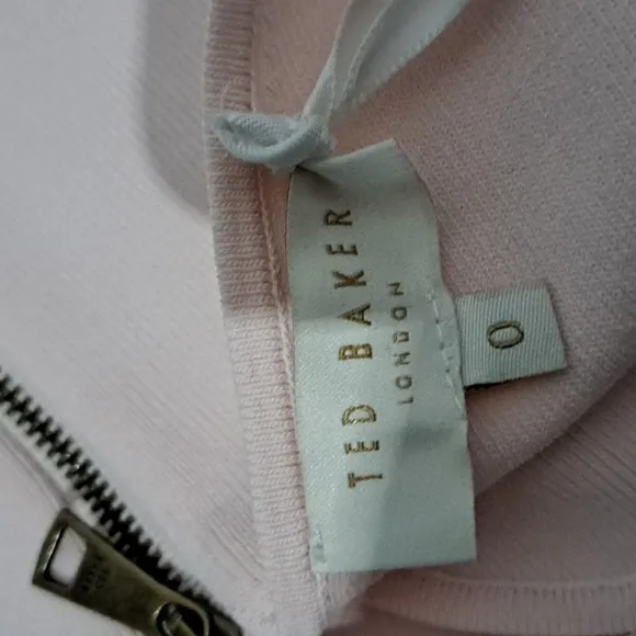 Ted Baker London Ambyr Full Needle Stitch Detailed Hem Mini Dress