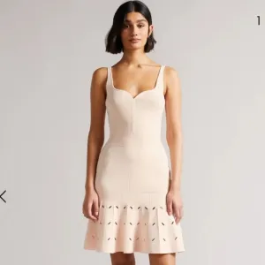 Ted Baker London Ambyr Full Needle Stitch Detailed Hem Mini Dress