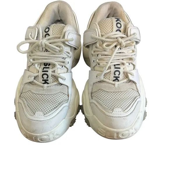 The Kooples Chunky White Sneakers
