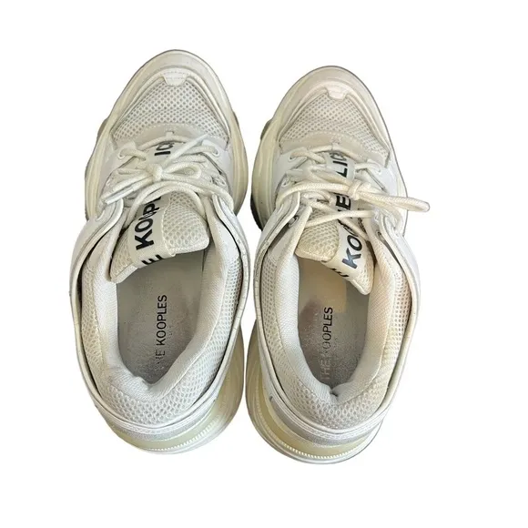 The Kooples Chunky White Sneakers