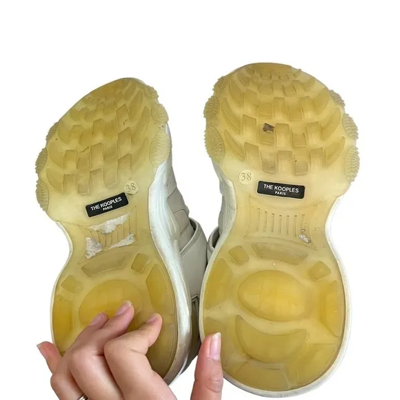 The Kooples Chunky White Sneakers