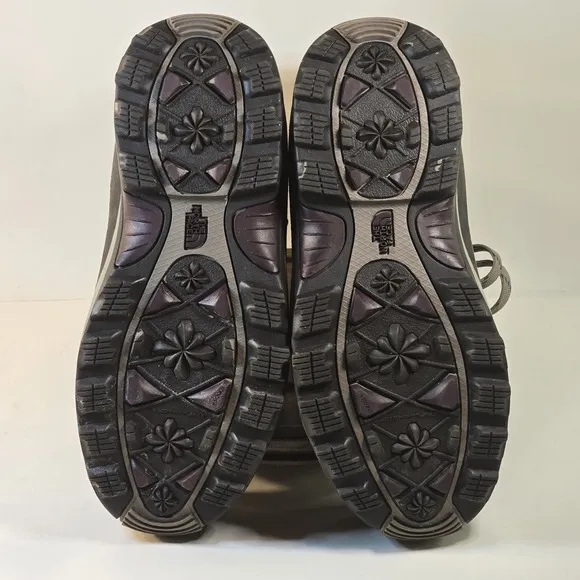 The North Face Chilkat Womens Size 9.5 Insulated Winter Boots Primaloft Suede