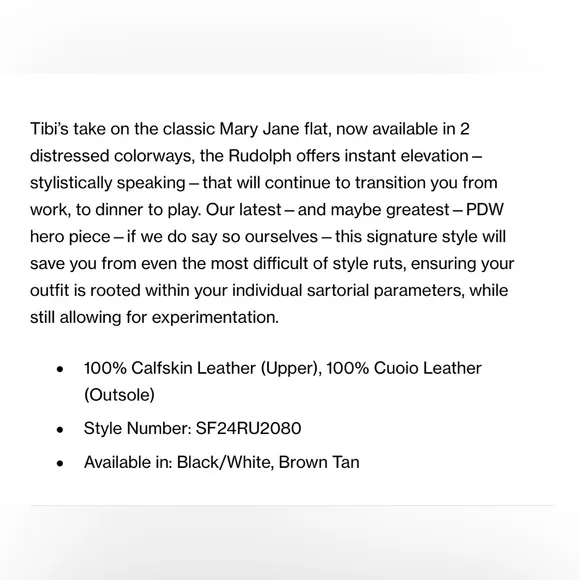 TIbI Rudolph Flat
