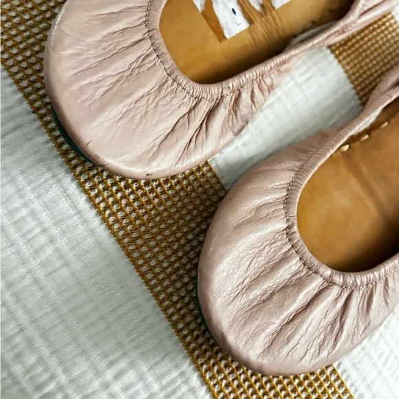 TIEKS AUTHENTIC BLUSH PINK BALLET FLATS