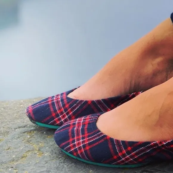 Tieks by Gavrieli Heritage Plaid Leather Ballet Flats