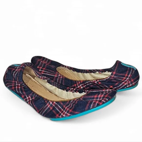 Tieks by Gavrieli Heritage Plaid Leather Ballet Flats